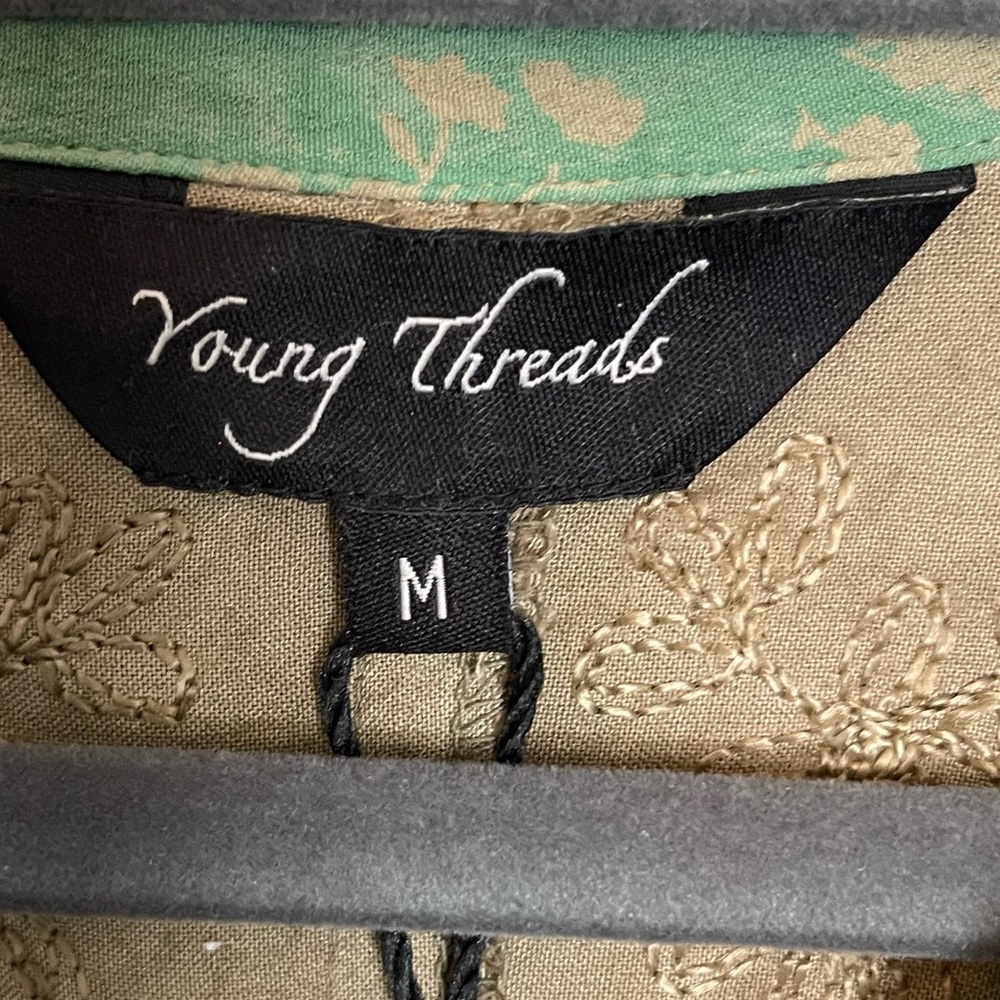 Young Threads Multi Patch Boho Blouse New With Ta… - image 5